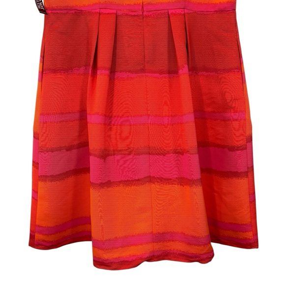 NY&C Color Block Striped Fit & Flare Women’s Pleated Sleeveless Dress 2X NWT - Picture 11 of 12